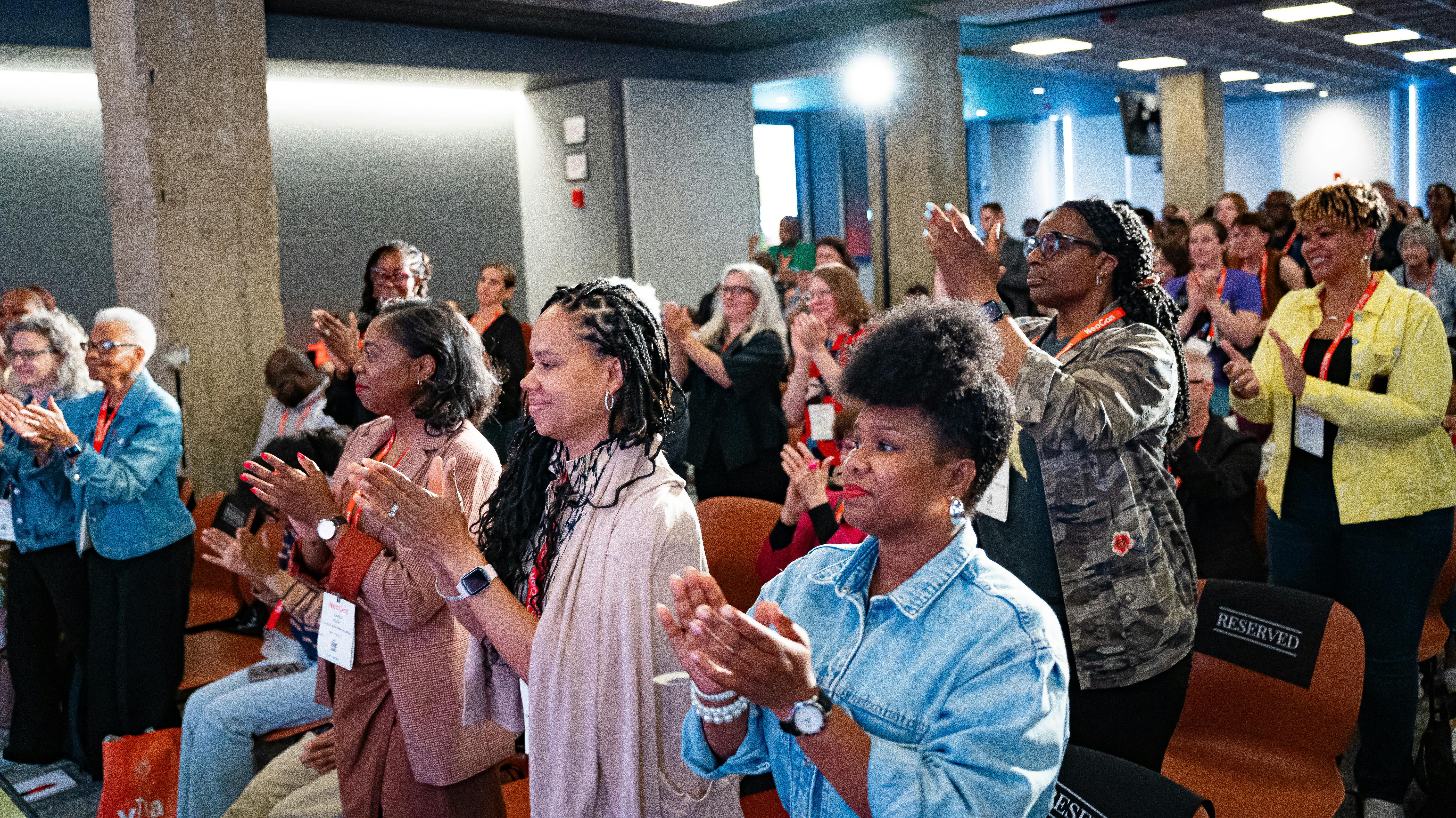 NeoCon 2024 audience at a presentation