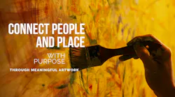 hand painting a mural on wall hand painting a mural on wall