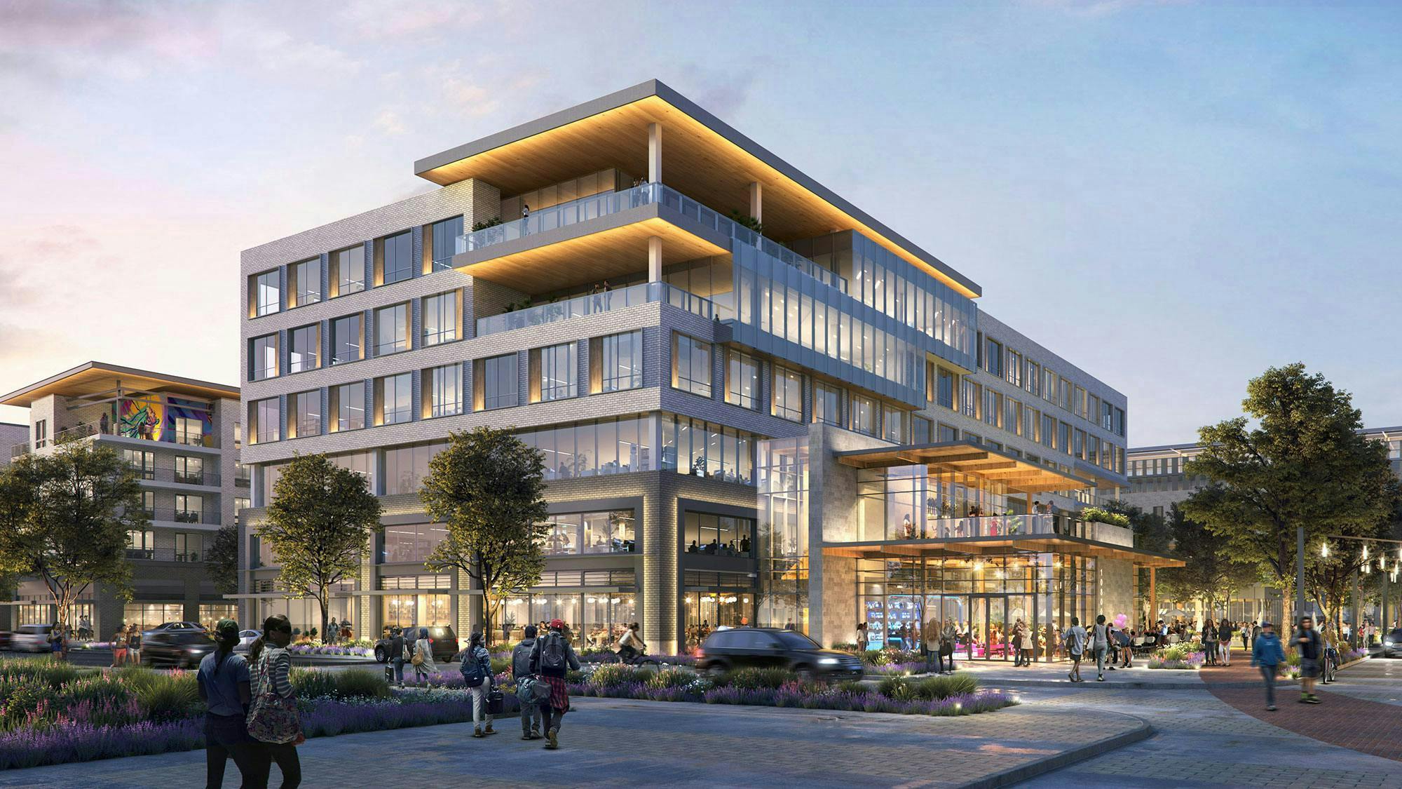 Gensler Rendering for Park Eight Master Plan (exterior view)