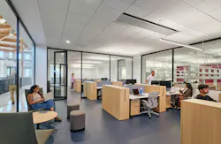 The lab spaces offer leading-edge scientific equipment and advance research capabilities while remaining flexible for evolving needs. The lab spaces offer leading-edge scientific equipment and advance research capabilities while remaining flexible for evolving needs.