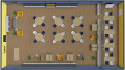 Lisa Floyd's floorplan for the library at Twin Rivers High School. Lisa Floyd's floorplan for the library at Twin Rivers High School.