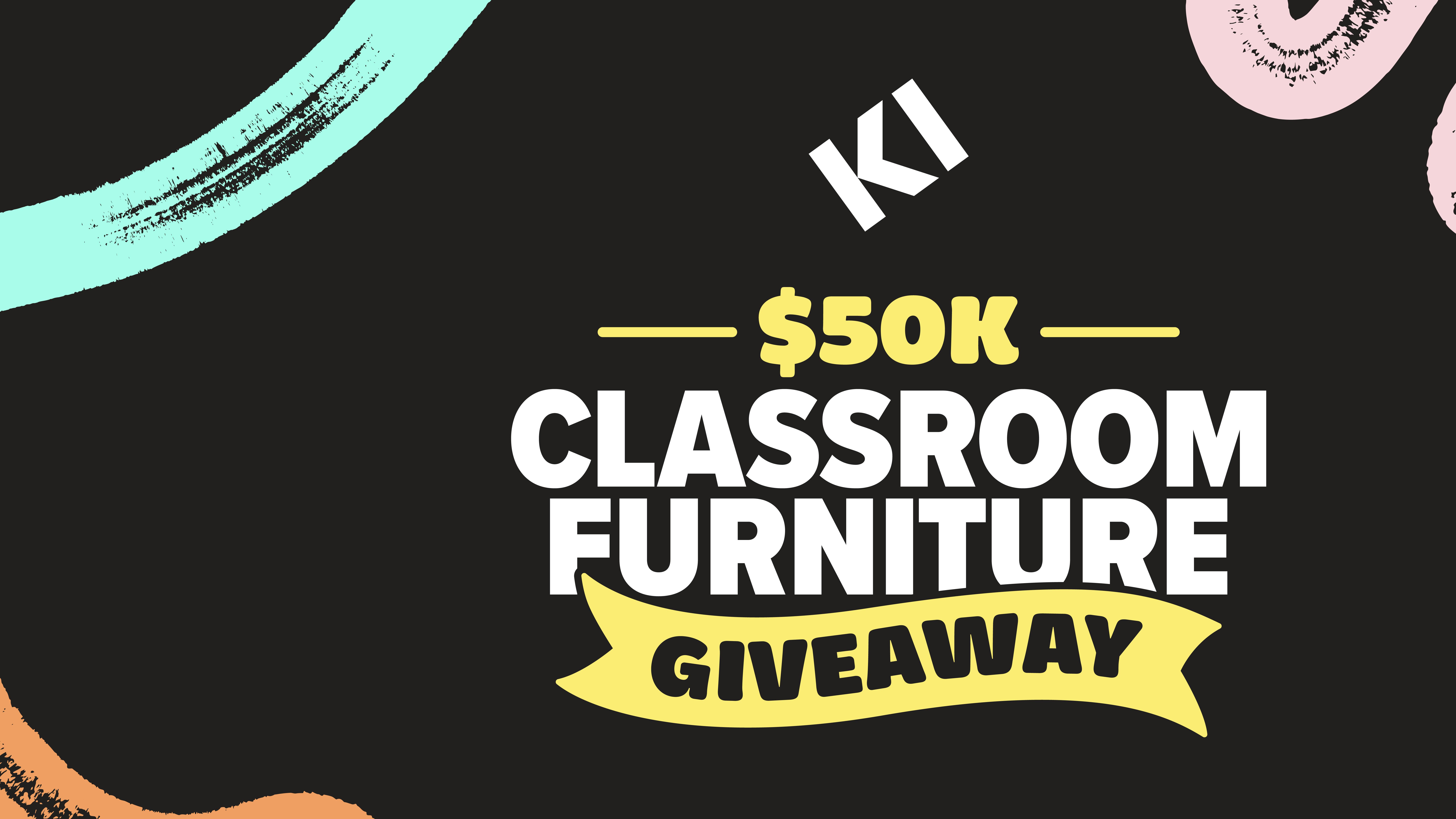 KI Classroom Furniture Giveaway winners logo.