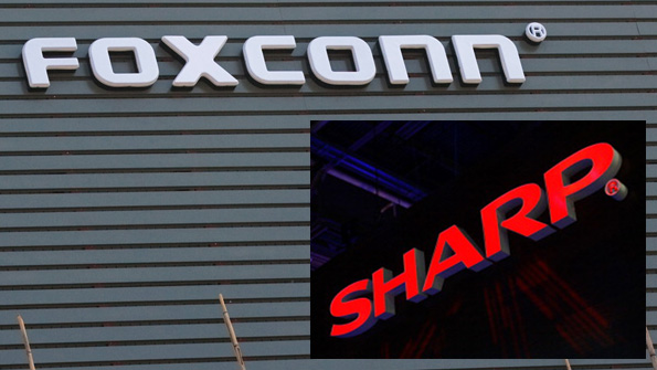 Foxconn and Sharp wordmarks