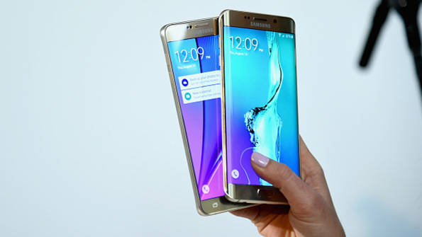The Galaxy S6 edge and the Note 5
