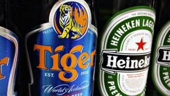 Tiger and Heineken