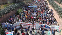 ILVA plant protest ILVA plant protest