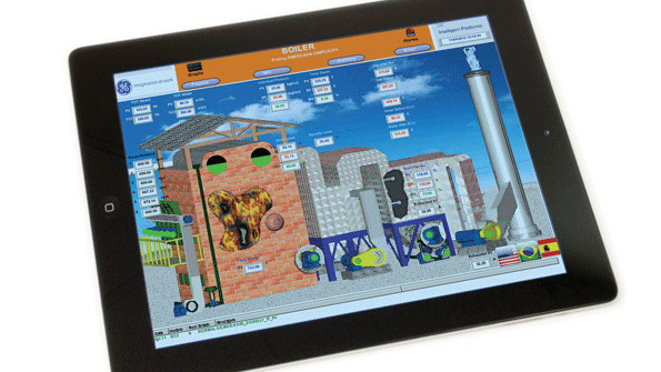 PoficySCADA app on the Apple iPad
