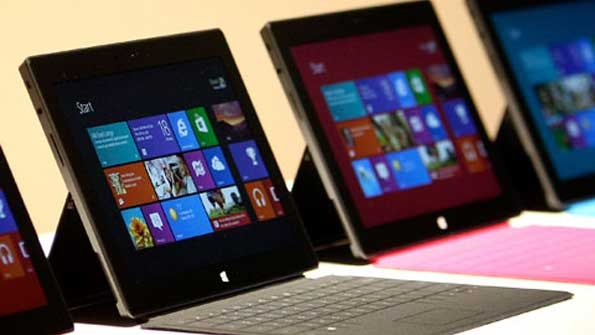 Microsft Surface tablet computer