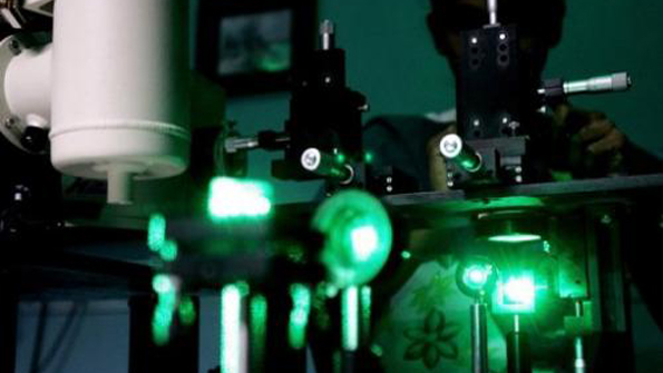 Lasers see through walls