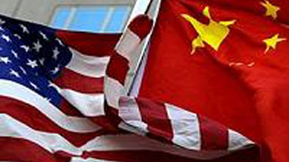 china us flags