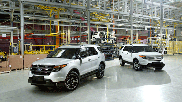 First Ford Explorer SUV Rolls Off the Line in Russia