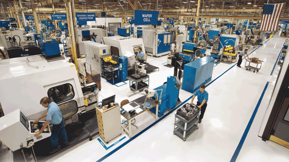 Gleasons shop floor