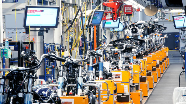HarleyDavidson uses automated guided carts to improve safety quality and throughput Investments like these make the production process flexible