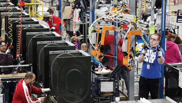 US manufacturing at GE Appliance Park in Louisville