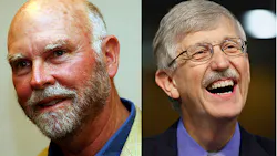 J Craig Venter and Francis Collins J Craig Venter and Francis Collins