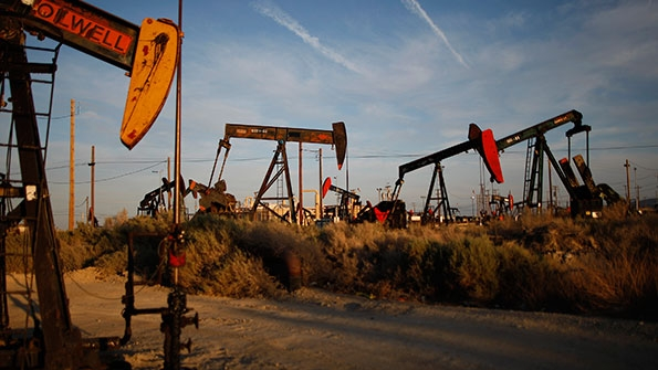 Shale oil wells in California