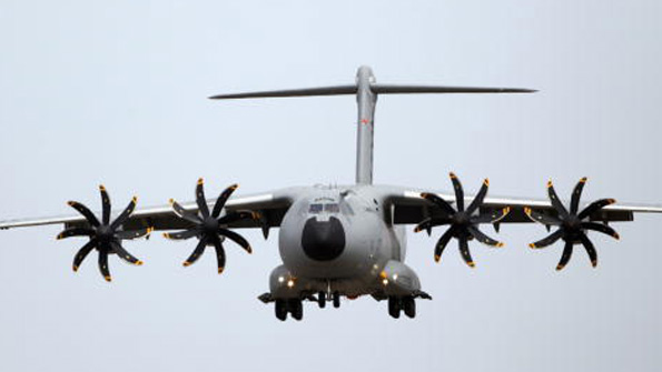 An Airbus A400M plane