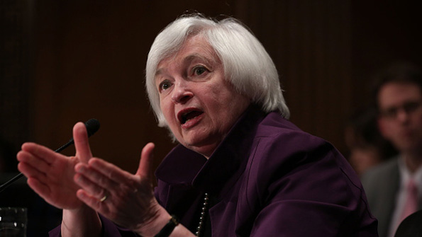 Federal Reserve Board Chair Janet Yellen testifies during a July hearing