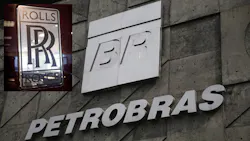 Petrobras and RollsRoyce logos Petrobras and RollsRoyce logos