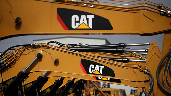 The Caterpillar CAT logo