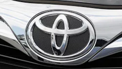 The Toyota logo The Toyota logo
