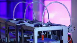 A 3D printer A 3D printer