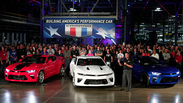 The 2016 Gen Six Camaro is introduced at an October event