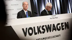 VW AG supervisory chairman Hans Dieter Poetsch and VW Group CEO Matthias Mueller VW AG supervisory chairman Hans Dieter Poetsch and VW Group CEO Matthias Mueller