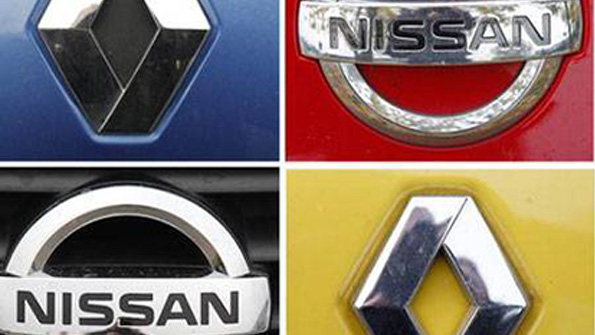 Renault and Nissan logos
