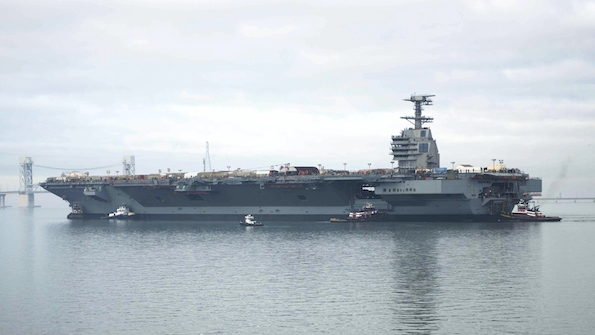The USS Gerald R Ford