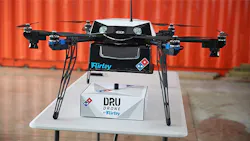 The planned pizzadelivery drone from Flirtey The planned pizzadelivery drone from Flirtey