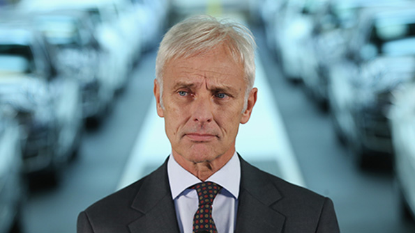 VW AG CEO Matthias Mueller