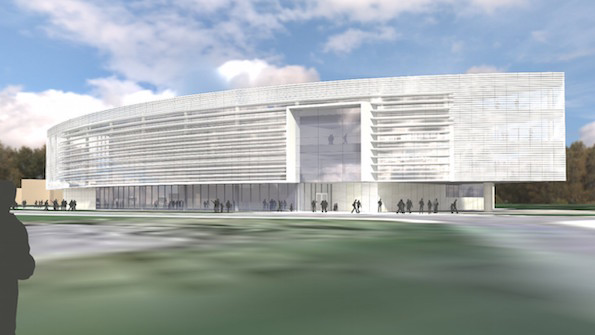 A rendering of the planned robotics laboratory for the University of Michigan campus