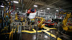 Inside the Fiat Chrysker stamping plant in Sterling Heights Michigan Inside the Fiat Chrysker stamping plant in Sterling Heights Michigan