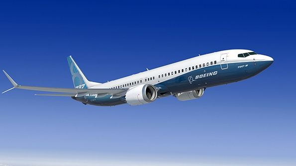 The 737 MAX is the latest version of Boeings narrowbody passenger jet series and will make its commercial debut in 2017 It is powered by two CFM International LEAP1B engines