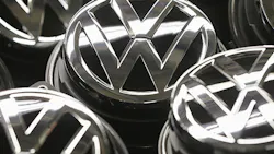 A slew of Volkswagen hood ornaments A slew of Volkswagen hood ornaments