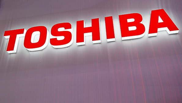 The Toshiba wordmark