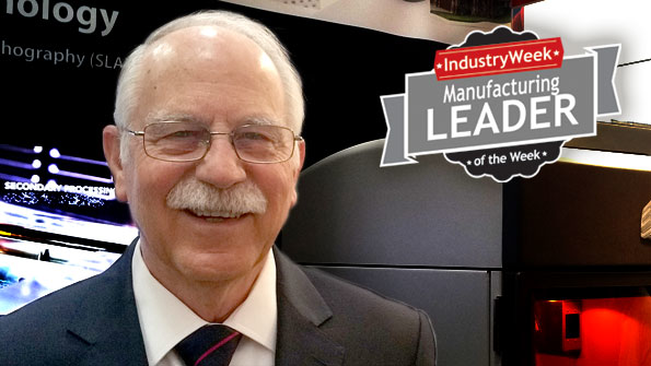 Chuck Hull the inventor of 3D printing and CTO of 3D Systems