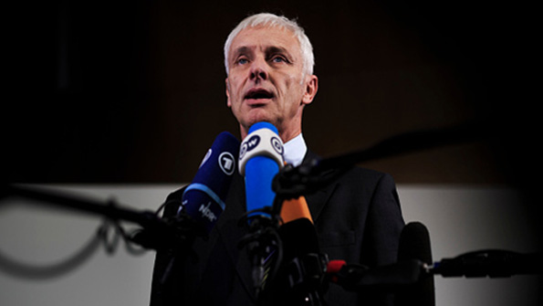 VW CEO Matthias Mueller