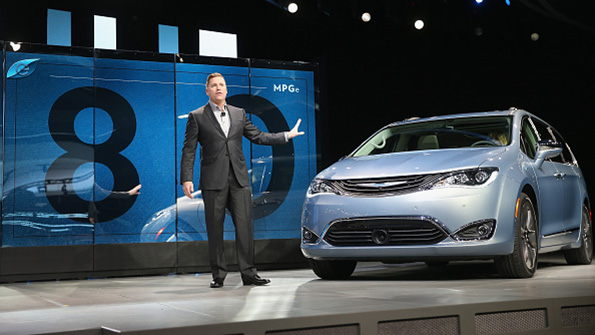 Pacifica hybrid minivan