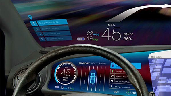 A potential incar dash system designed by BlackBerry and QNX