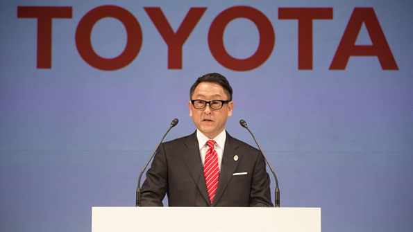 Toyota Motor Corp President Akio Toyoda