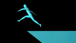 Man Leaping Man Leaping