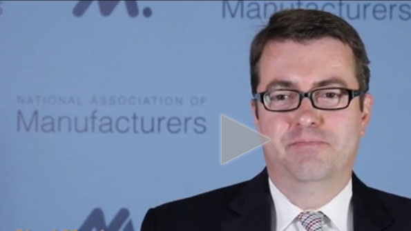 Chad Moutray chief economist of the National Association of Manufacturers