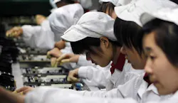 China factory workers China factory workers