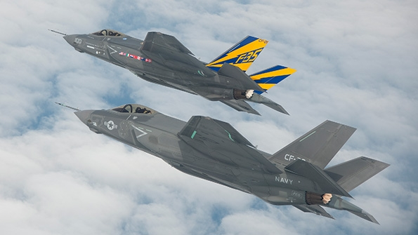 Pratt & Whitney is producing engines for F-35 fighter jets built by Lockheed Martin Corp.