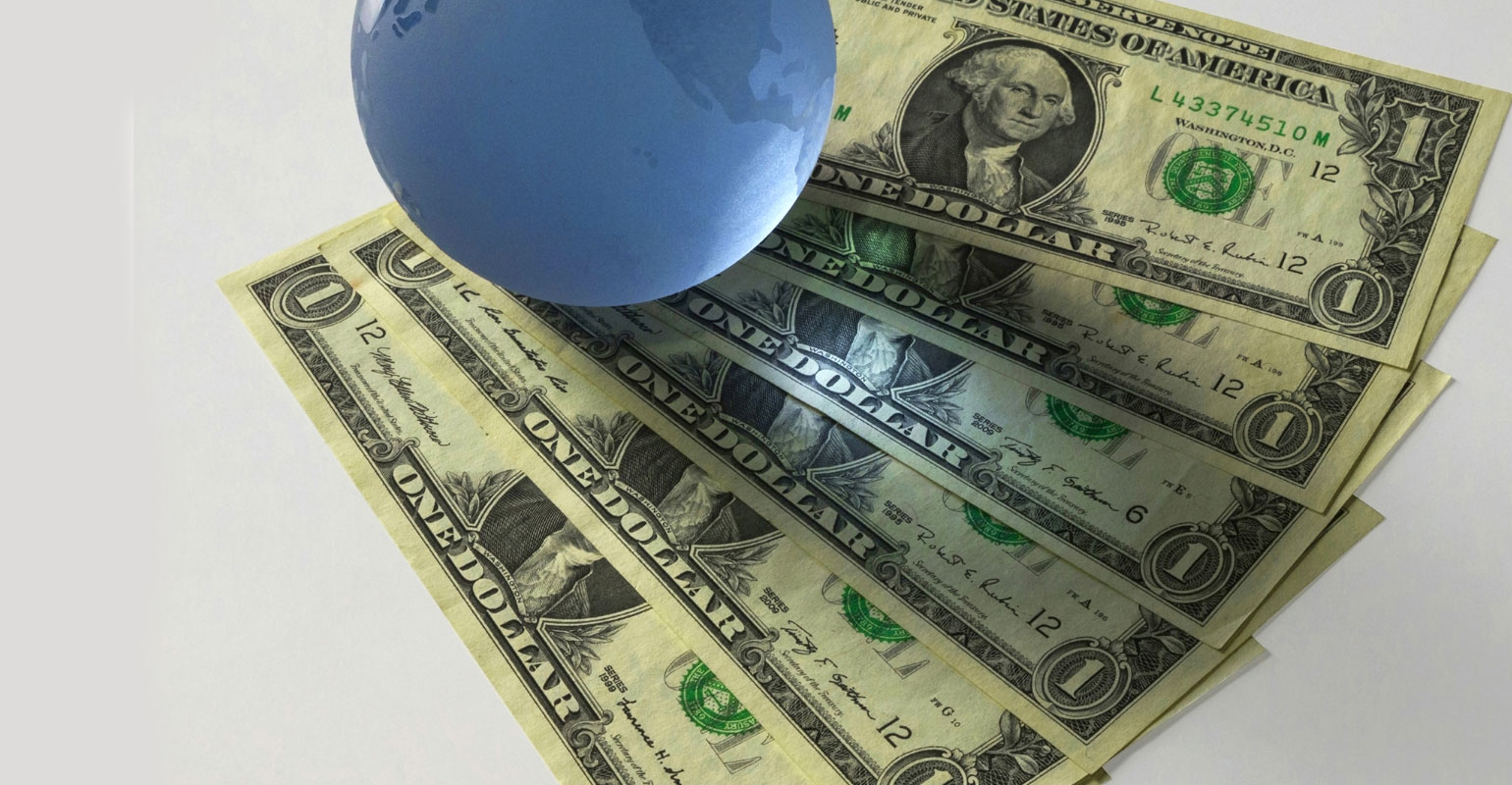globe and dollars