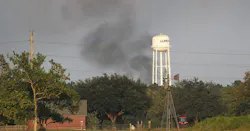 Arkema smoke seen in distance Arkema smoke seen in distance