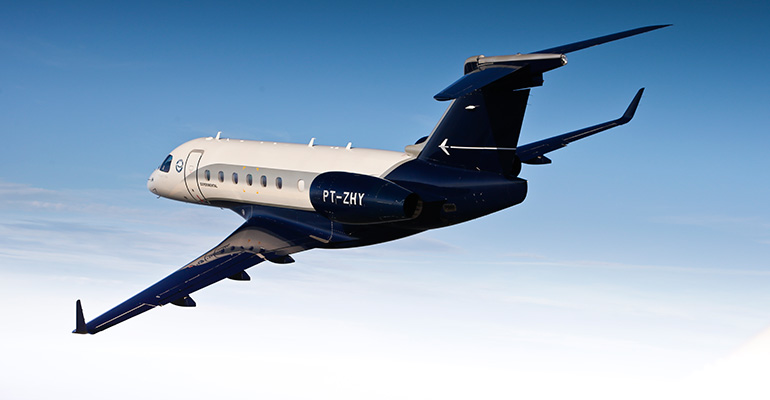 Embraer Legacy airplane