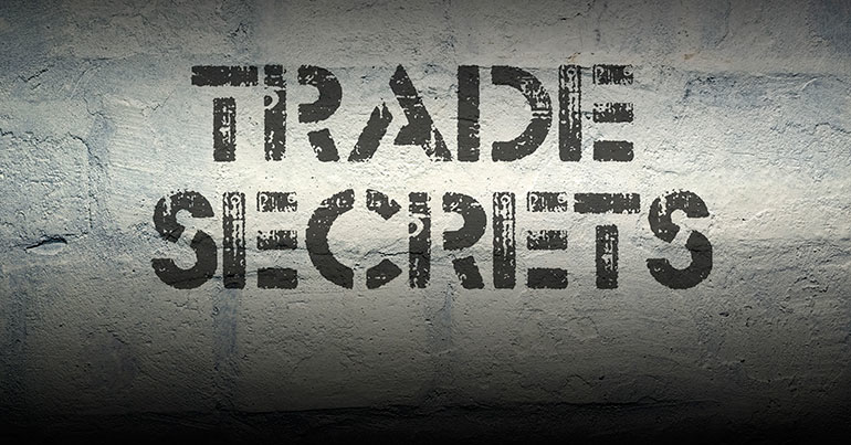 Trade Secret wording
